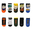 Dragon Ball Super Characters Anime 5 Pair Pack Lowcut Socks - Fundom
