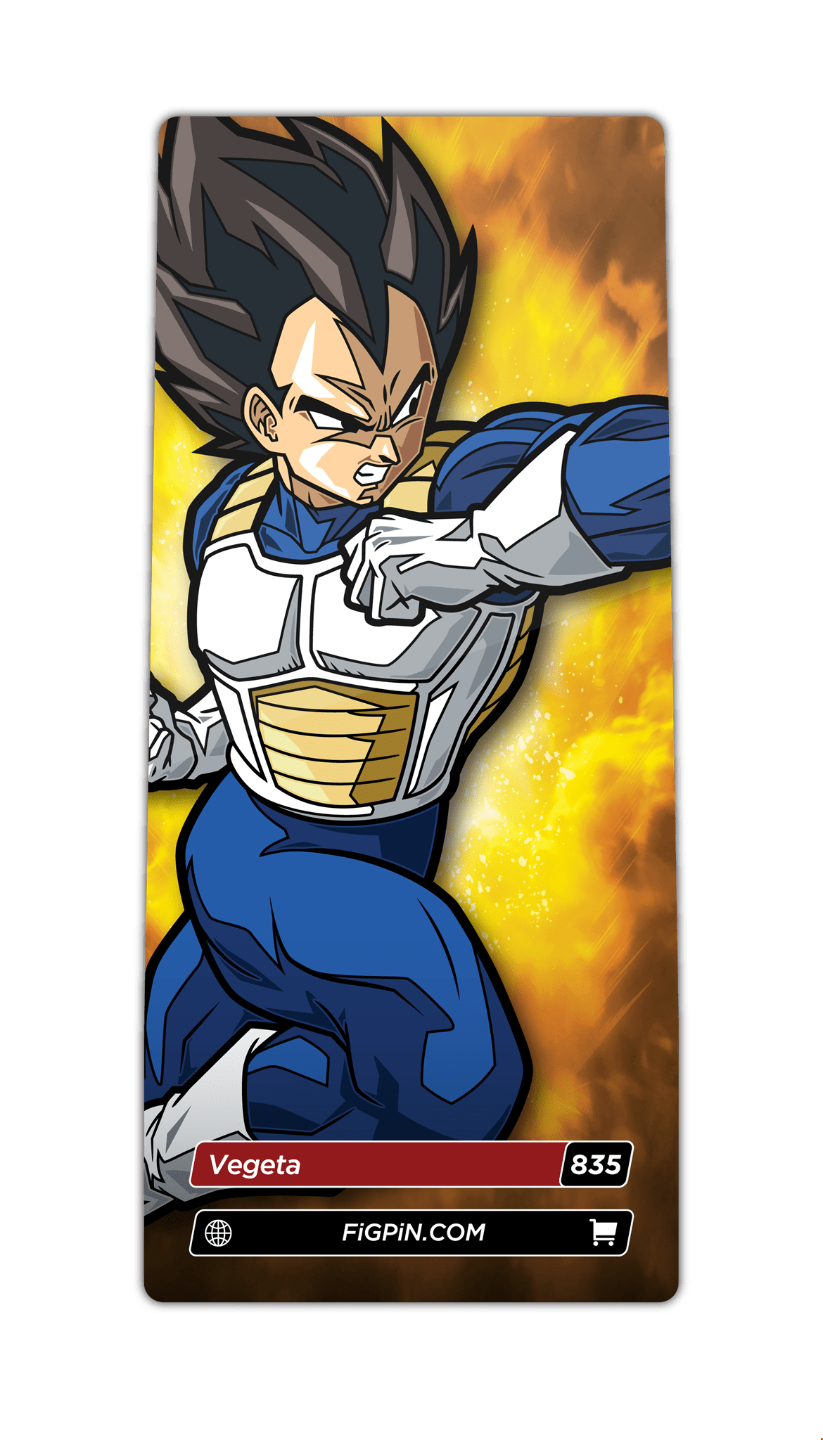 Dragon Ball Super FiGPiN 835 Vegeta Pin - Fundom