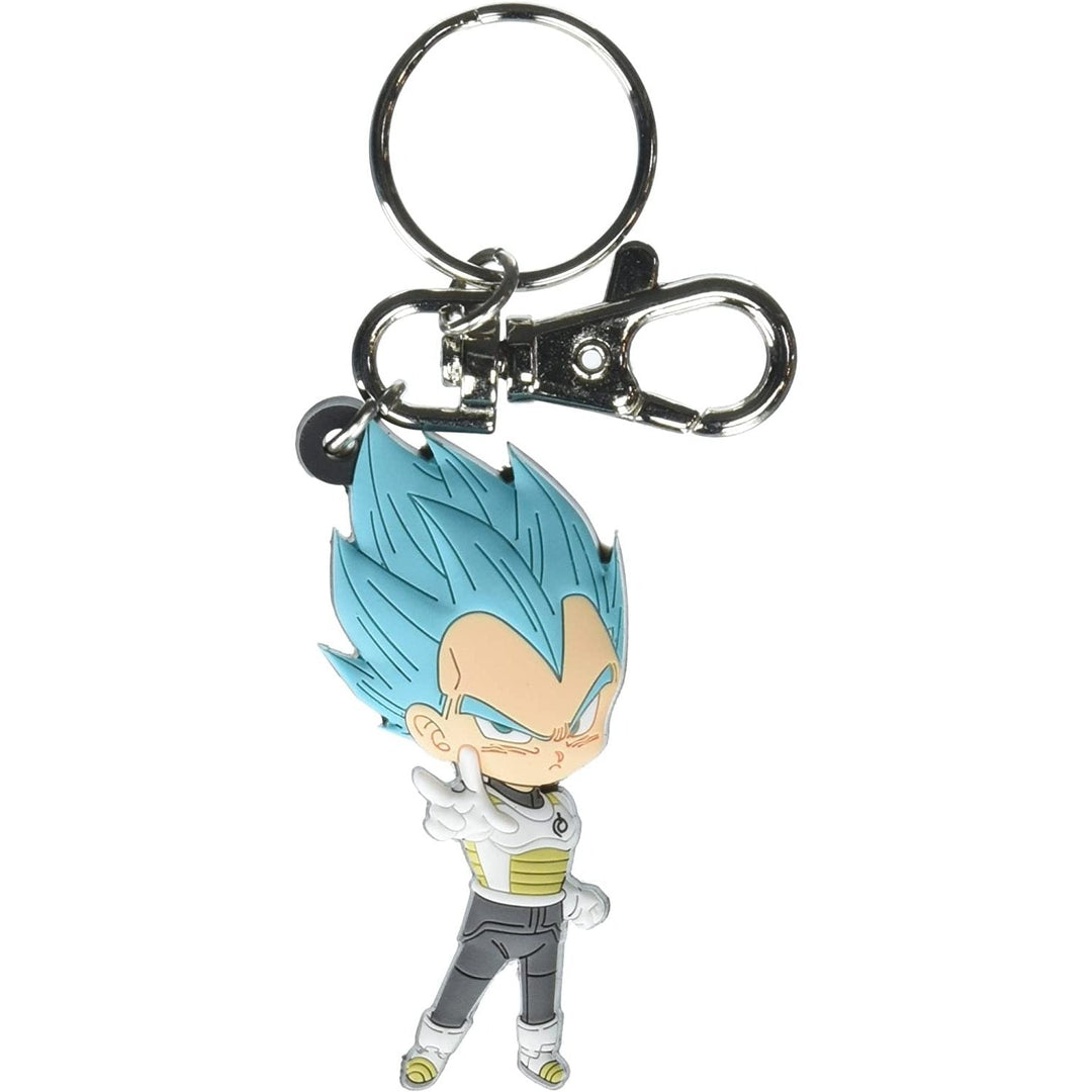 Dragon Ball Super Saiyan Blue Vegeta PVC Keychain Great Eastern Entertainment - Fundom