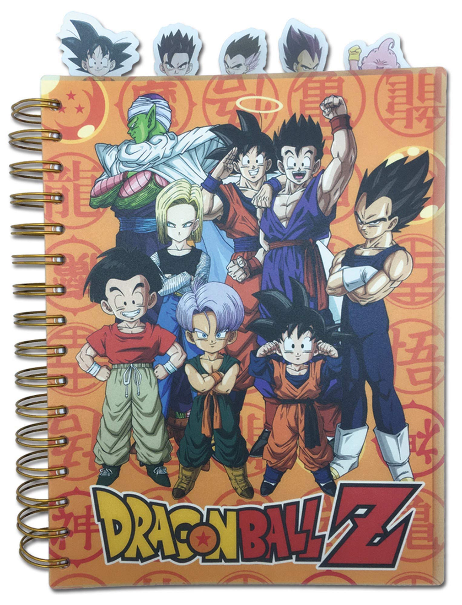 Dragon Ball Z Buu Saga Anime Spiral Tabbed Notebook – Fundom