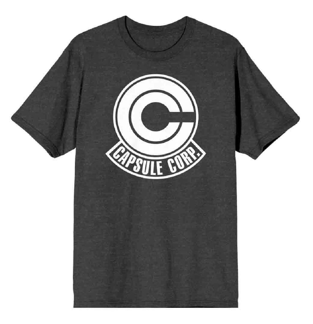 Dragon Ball Z Capsule Corp Logo Anime Adult T-Shirt - Fundom