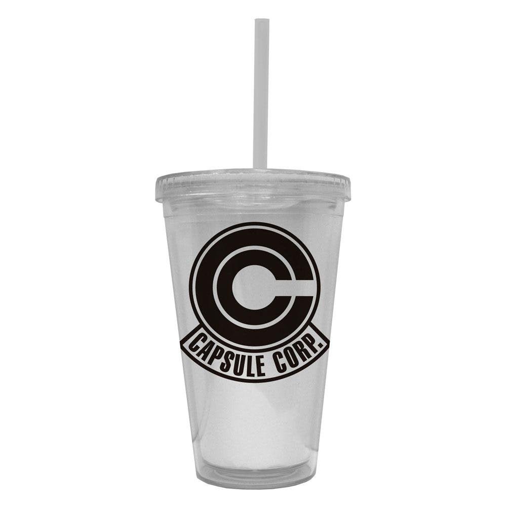 Dragon Ball Z Capsule Corp Symbol Logo Tumbler & Straw Travel Cup - Fundom