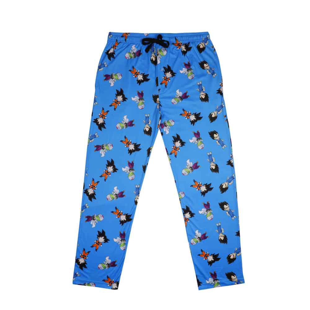Dragon Ball Z Chibi Goku Vegeta Piccolo All Over Print Sleep Lounge Pants - Fundom