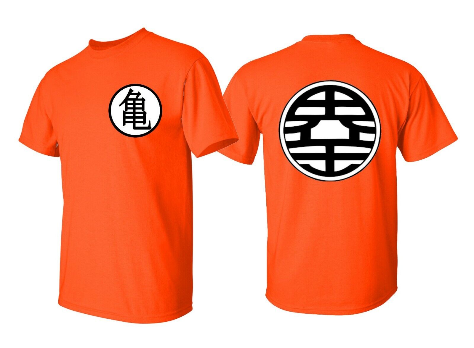 Dragon Ball Z Dbz Goku Kame Symbol Adult T-Shirt - Fundom