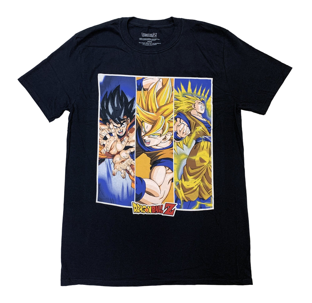 Dragon Ball Z Goku Super Saiyan Forms Anime Adult T Shirt - Fundom