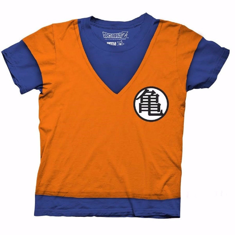 Dragon Ball Z Goku Uniform Costume Cosplay Dbz Adult T-Shirt - Fundom