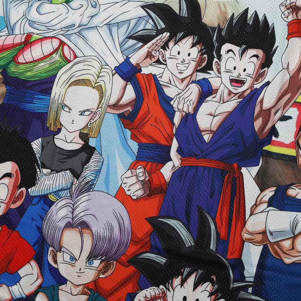 Dragon Ball Z Sublimated Characters Basketball Unisex Adult Jersey - Fundom