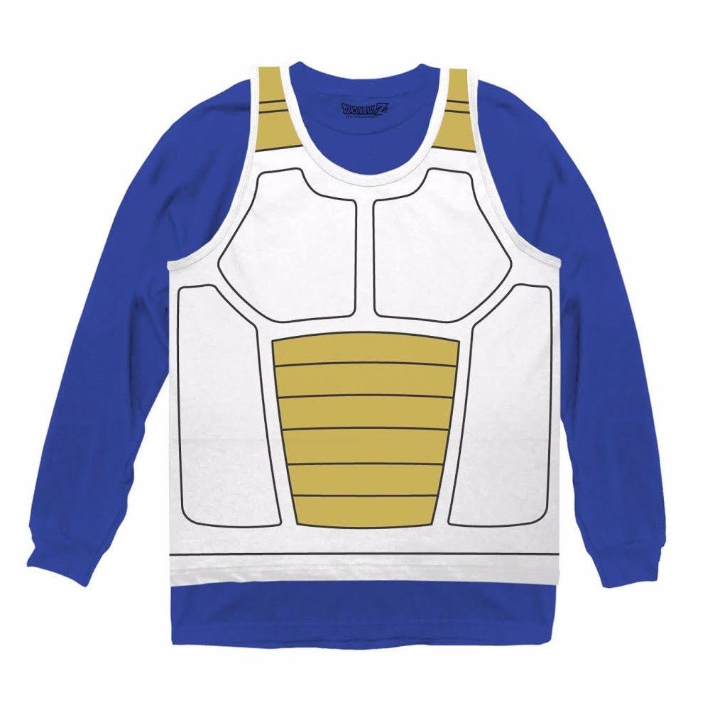 Dragon Ball Z Vegeta Saiyan Armor Costume Cosplay Shirt - Fundom