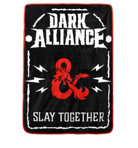Dungeons and Dragons Dark Alliance Comfy Fleece Throw Blanket 45in. By 60in. - Fundom