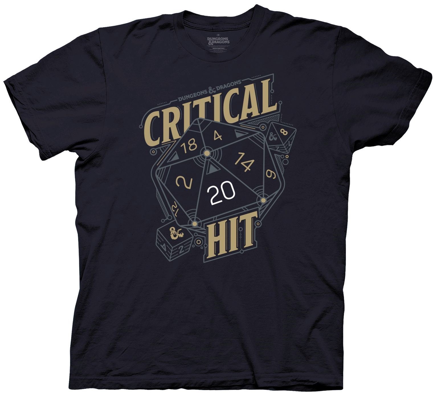 Dungeons & Dragons Critical Hit Officially Licensed Adult T-Shirt - Fundom
