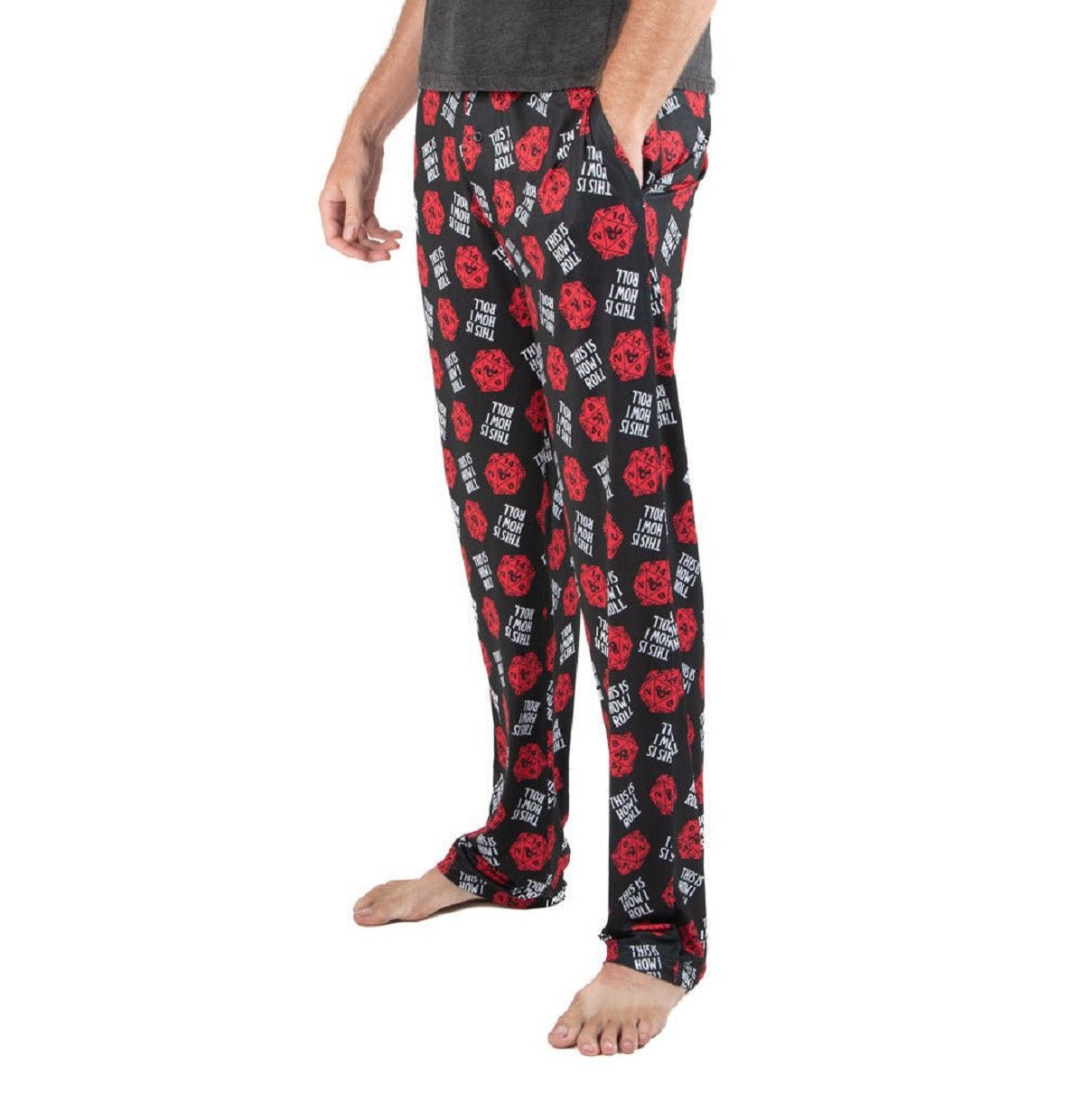 Dungeons & Dragons Symbols All Over Unisex Pajama Sleep Pants - Fundom