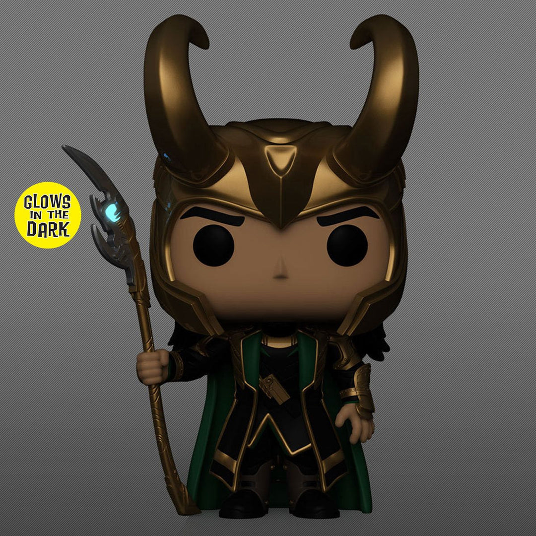 Funko Pop! Marvel: Avengers - Loki with Scepter Entertainment Earth Exclusive