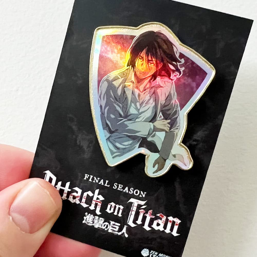 Eren Jaeger - Foil Shield Series - Attack on Titan Pin Zen Monkey Studios - Fundom