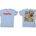 Fairy Tail - First Manga Cover and Logo Adult T-Shirt - Light Blue - Officially Licensed - Fundom