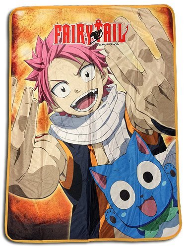 Fairy Tail Natsu And Happy Anime Throw Blanket - Fundom