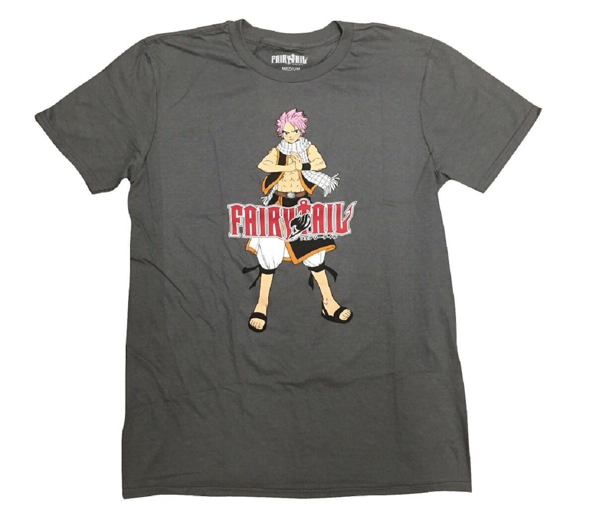 Fairy Tail Natsu Anime Adult T-Shirt - Fundom