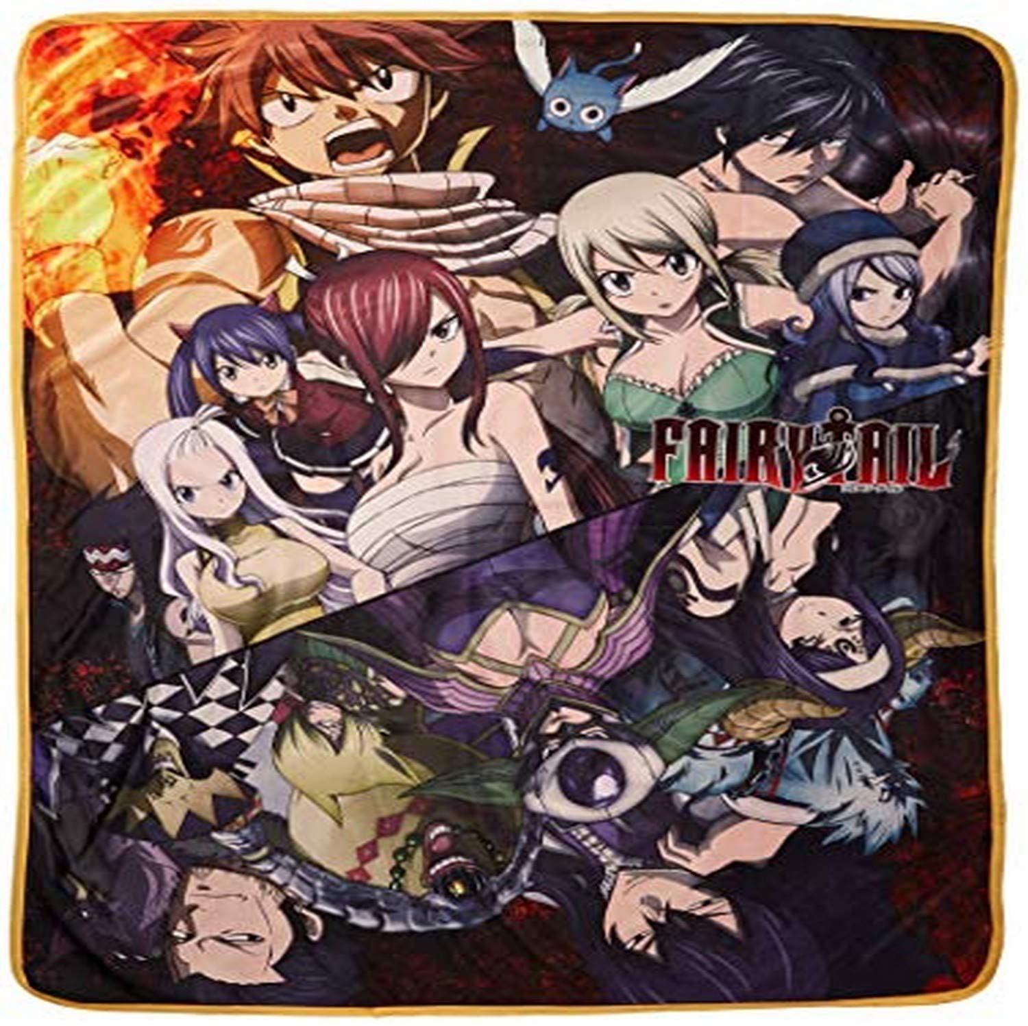 Fairy Tail Season 7 Big Group Anime Sublimation Throw Blanket - Fundom