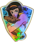 Faye Valentine & Ein - Foil Shield Series - Cowboy Bebop Pin Zen Monkey Studios - Fundom