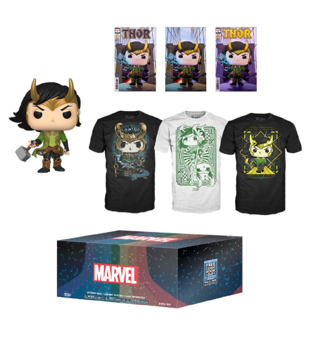 FCBD 2020 Funko PX Marvel Loki Exclusive Pop and Shirt Mystery Box - Fundom