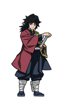 FiGPiN: Demon Slayer - Giyu Tomioka 489 (First Edition) Enamel Collector Pin - Fundom