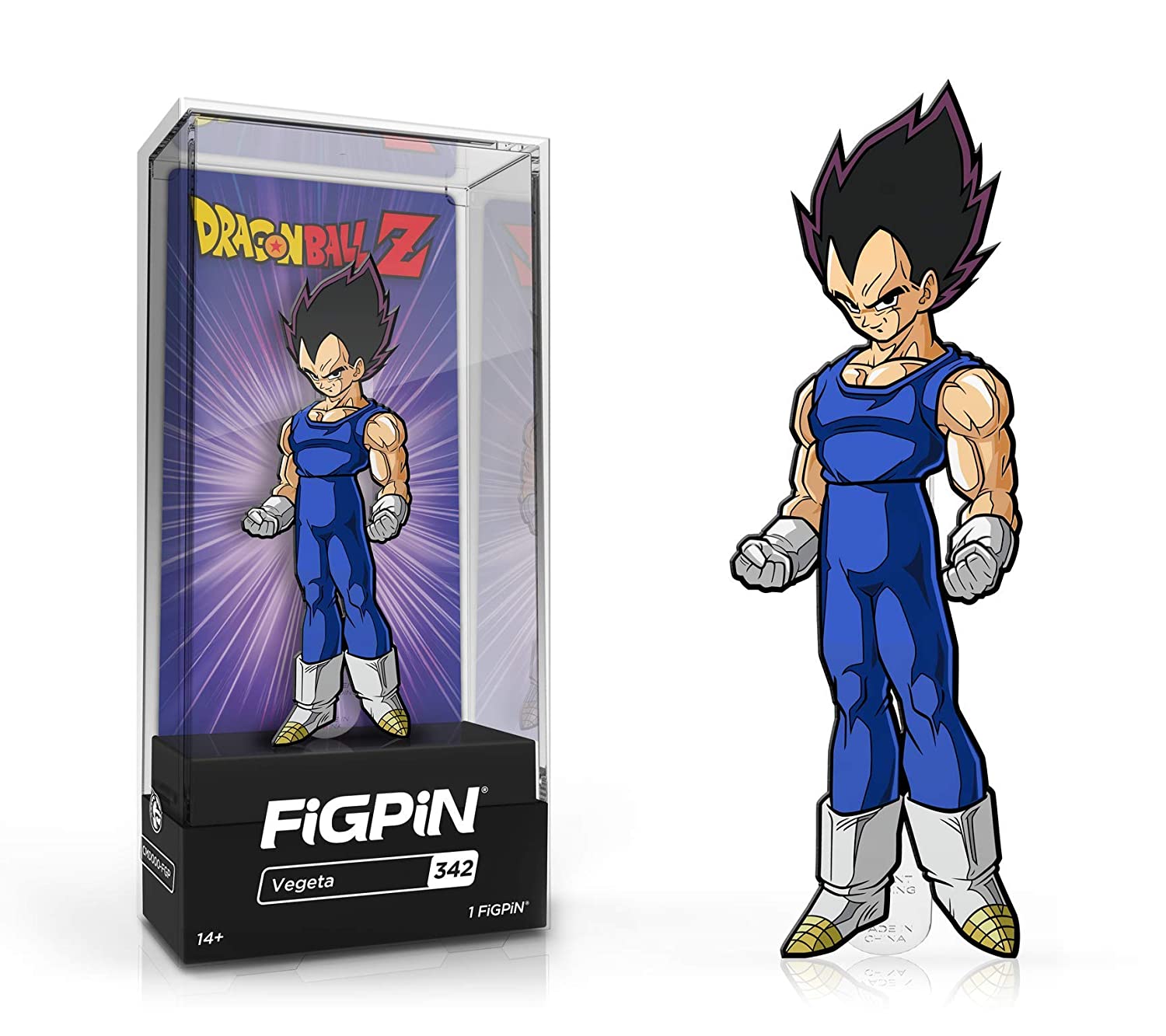 FiGPiN Dragon Ball Super Classic Vegeta 342 with Premium Display Case - Fundom