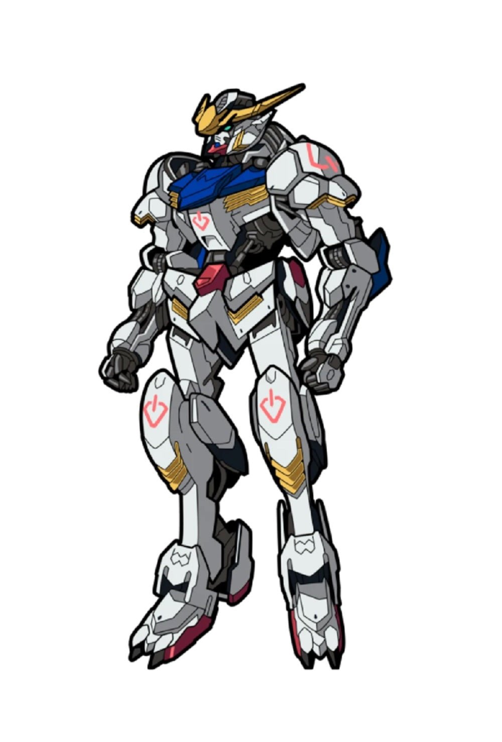 FIGPIN Gundam Wing ASW - G - 08 Barbatos 698 Enaml Pin - Fundom