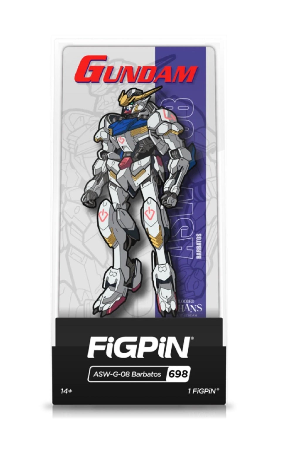 FIGPIN Gundam Wing ASW - G - 08 Barbatos 698 Enaml Pin - Fundom