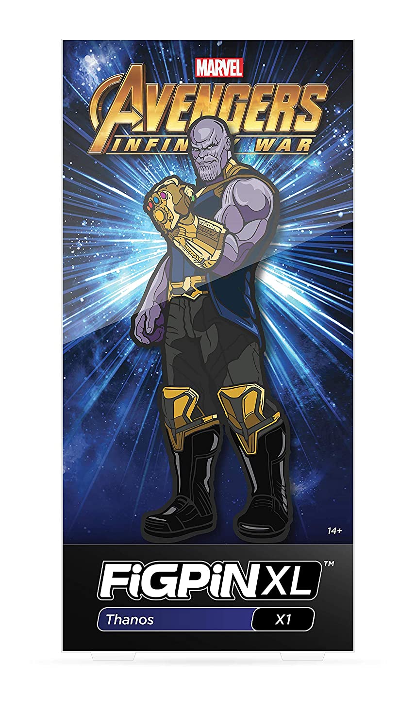 FiGPiN Marvel Avengers Infinity War Thanos XL Collectible Pin with Premium Display Case - Fundom