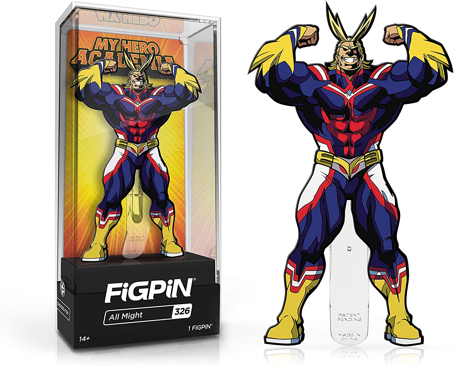FiGPiN My Hero Academia All Might Flex Enamel Pin 326 - Fundom