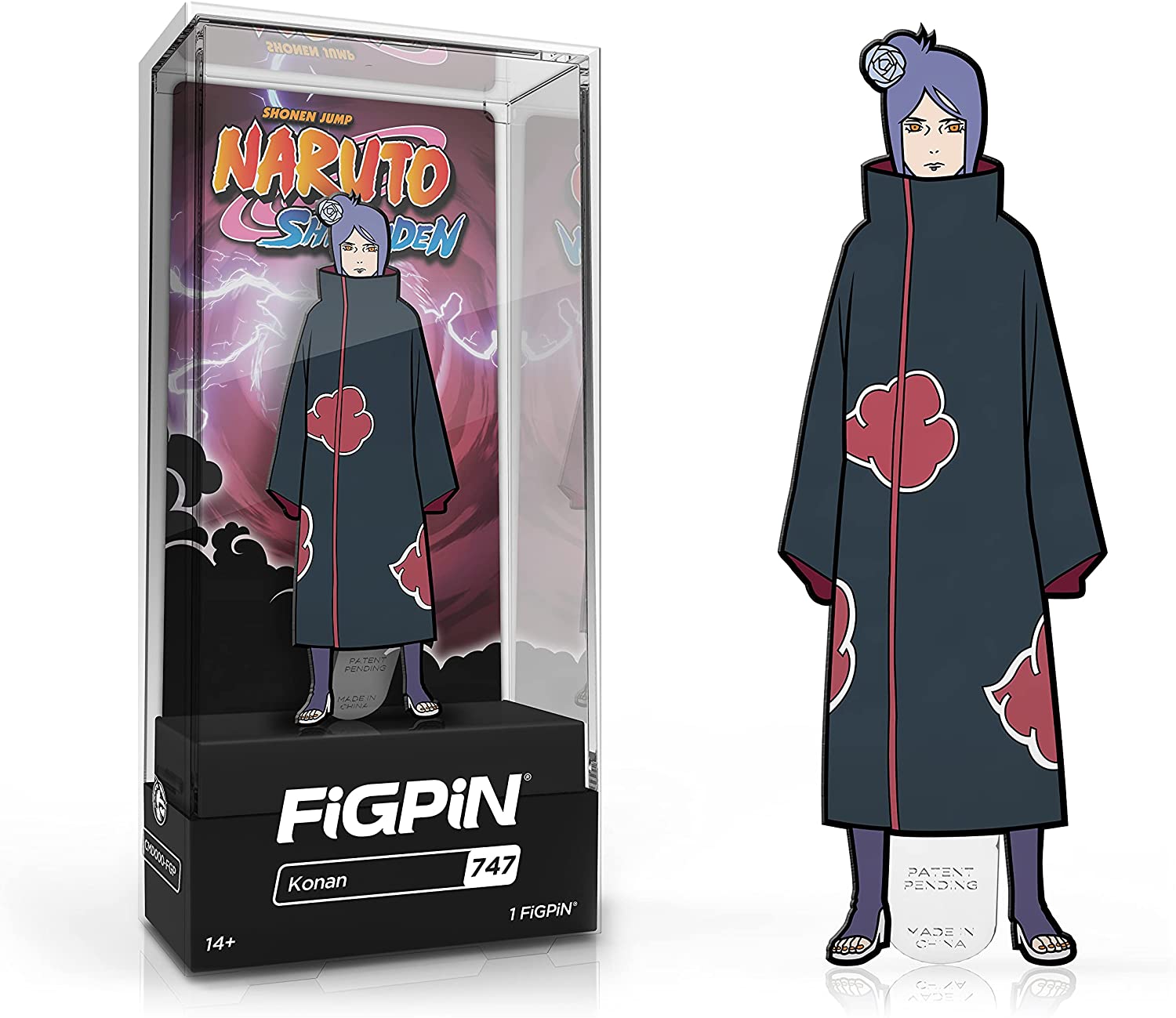 FiGPiN Naruto Shippuden Konan 747 Anime Enamel Pin - Fundom