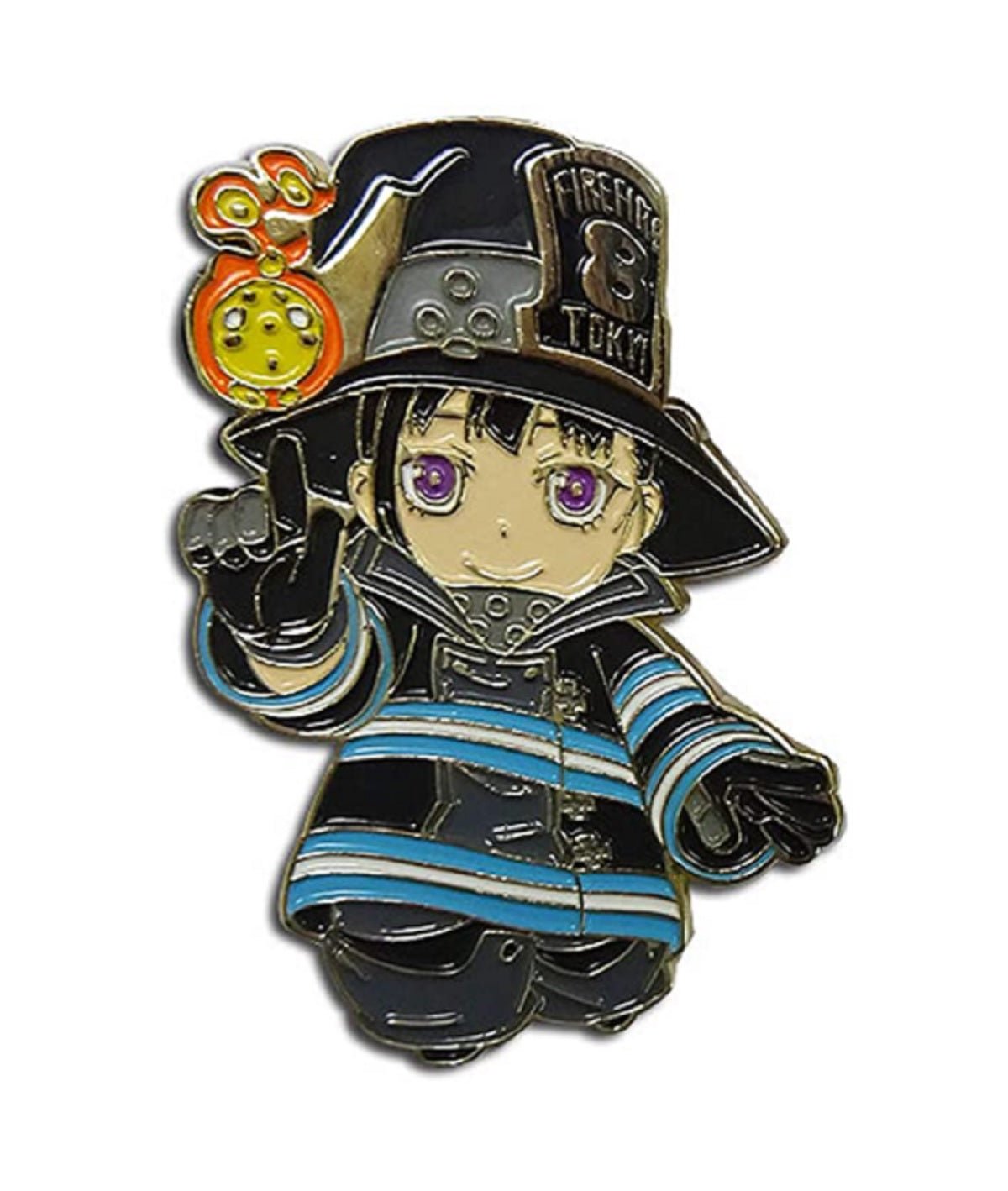 Fire Force SD Maki Anime Enamel Pin - Fundom