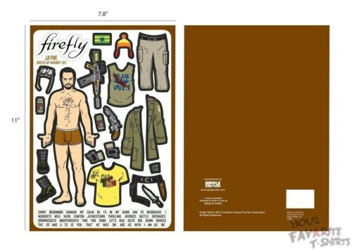 Firefly Jayne Dress Up Magnet Magnet Set - Fundom