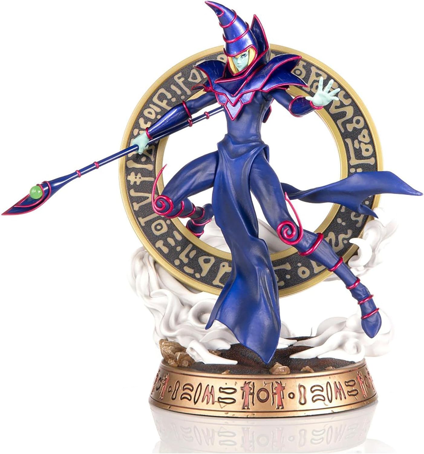 First 4 Figures - Yu - Gi - Oh! - Dark Magician Blue Variant PVC Statue - Fundom