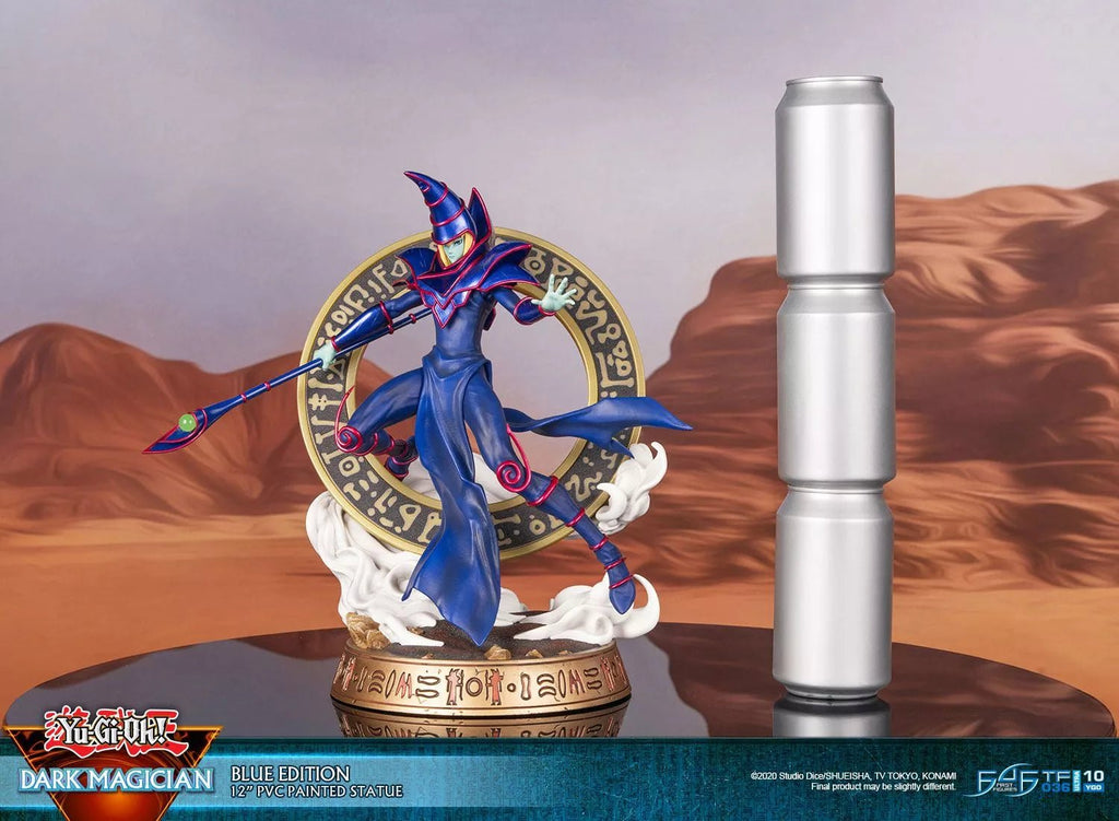 First 4 Figures - Yu - Gi - Oh! - Dark Magician Blue Variant PVC Statue - Fundom