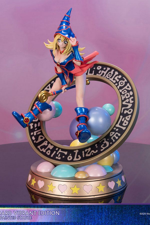 First 4 Figures - Yu - Gi - Oh - Dark Magician Girl PVC Statue Standard Vibrant Edition - Fundom