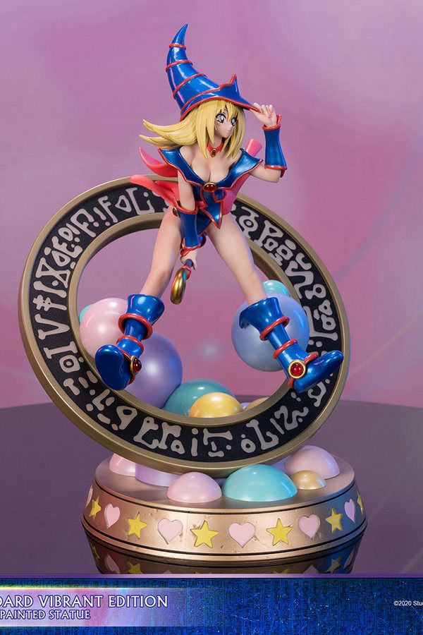 First 4 Figures - Yu - Gi - Oh - Dark Magician Girl PVC Statue Standard Vibrant Edition - Fundom