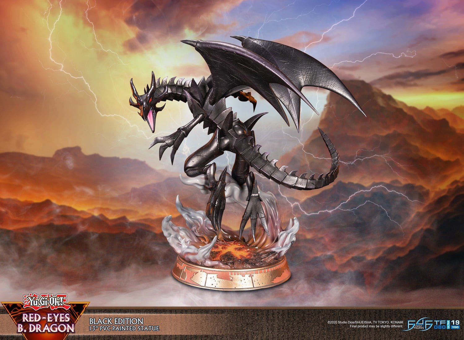 First 4 Figures - Yu - Gi - Oh! - Red - Eyes Black Dragon Black Version - Fundom