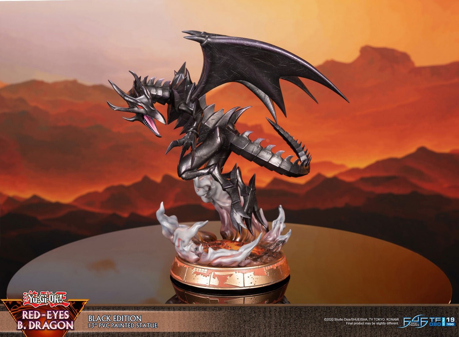 First 4 Figures - Yu - Gi - Oh! - Red - Eyes Black Dragon Black Version - Fundom