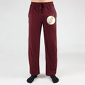 Flash DC Comics Burgandy Logo Pajama Sleep Pants - Fundom