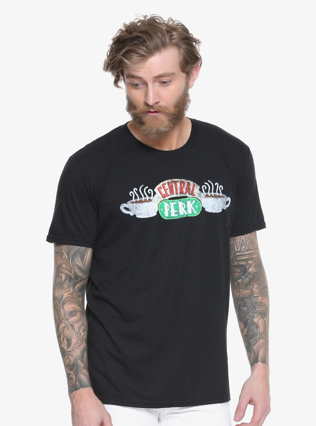 Friends Central Perk Logo Adult T-Shirt - Fundom