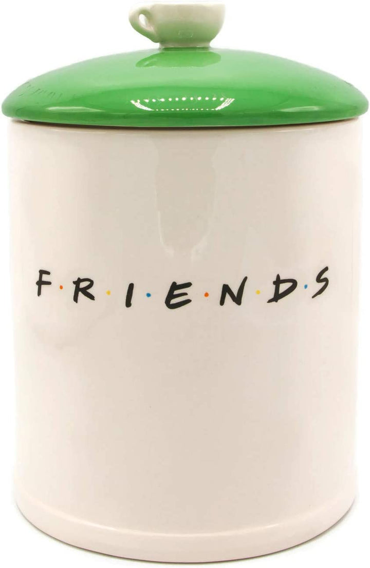 Friends Central Perk Logo Ceramic Cookie Jar Large White/Green - Fundom
