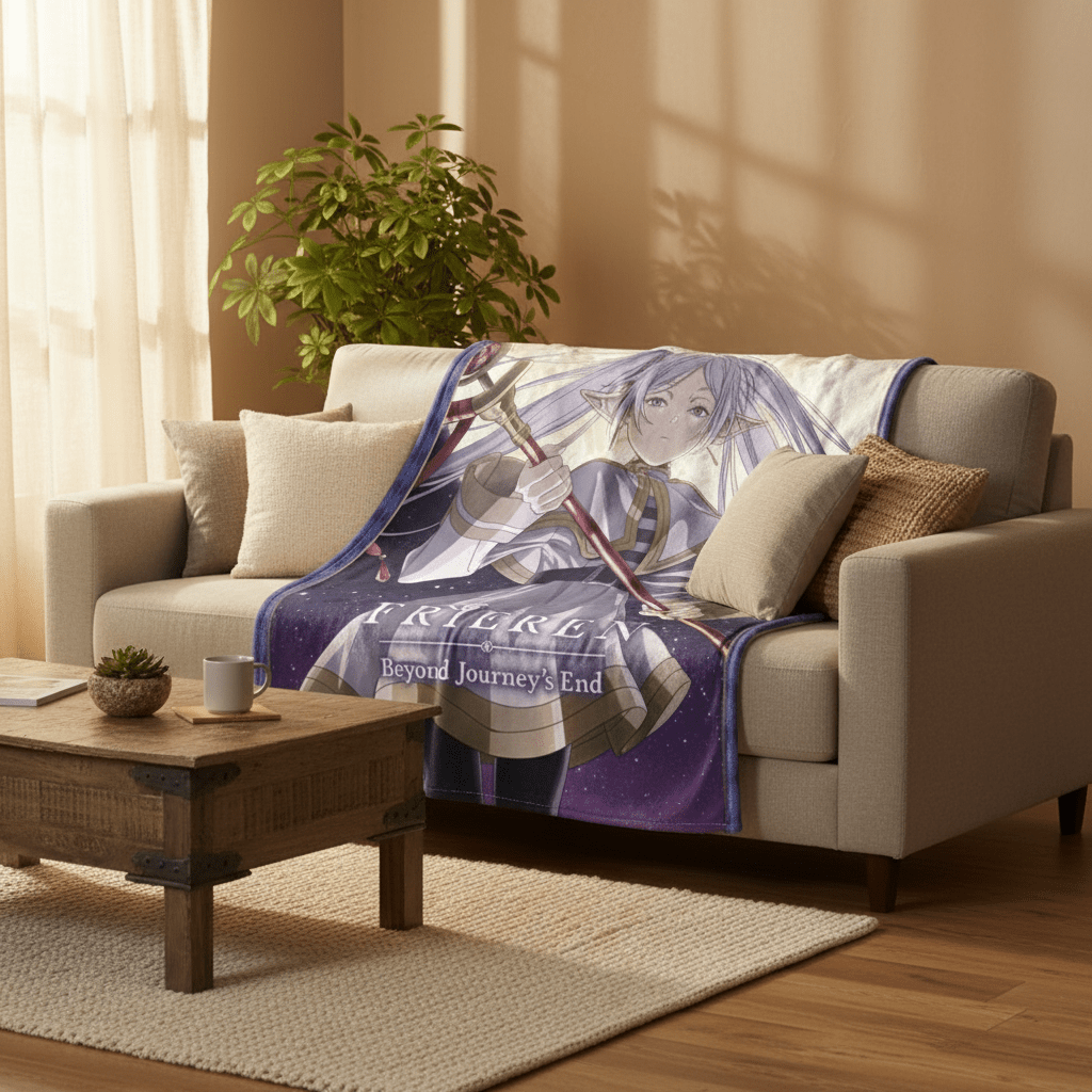 Frieren - Frieren Beyond Journey's End - Teaser Visual  1 Throw Blanket 60in By 46in - Fundom