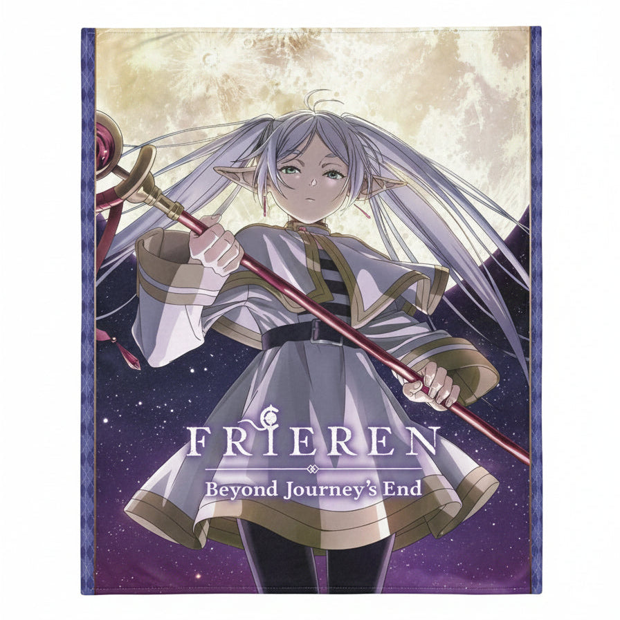 Frieren - Frieren Beyond Journey's End - Teaser Visual  1 Throw Blanket 60in By 46in - Fundom