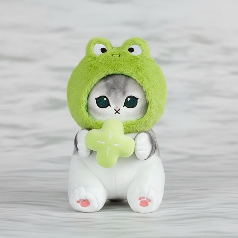 Mofusand Frog Cat Plush 12"