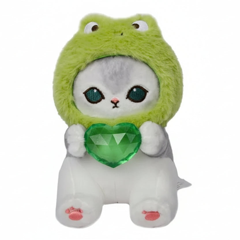 Mofusand Kawaii Frog Cat Plush 9"