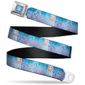Frozen 2 Mythical Elsa Pose Snowflakes Blues Purples Seatbelt Belt - Fundom