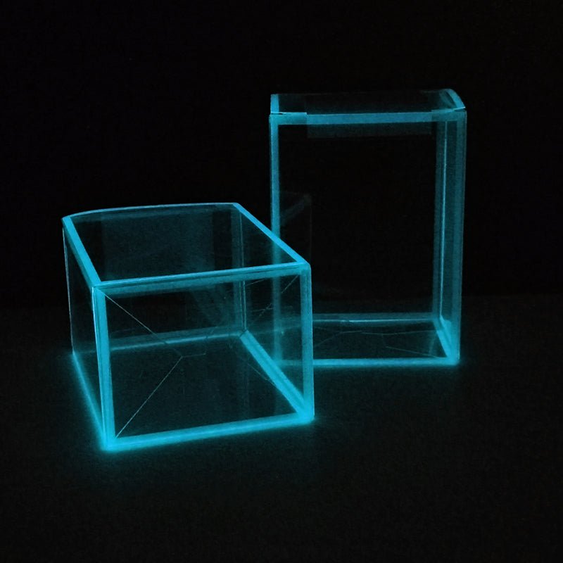 Fundom 0.5mm Blue Glow - in - the - dark Pop Protectors Sleeve Case 5 - Pack - 4" Inch Pop! Vinyl Figures - Fundom