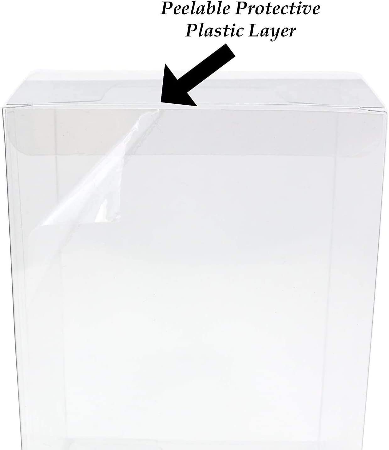 Fundom Clear Plastic Protector Case 0.50MM Extra Thick For 4" Funko Pop (10 Pack) - Fundom