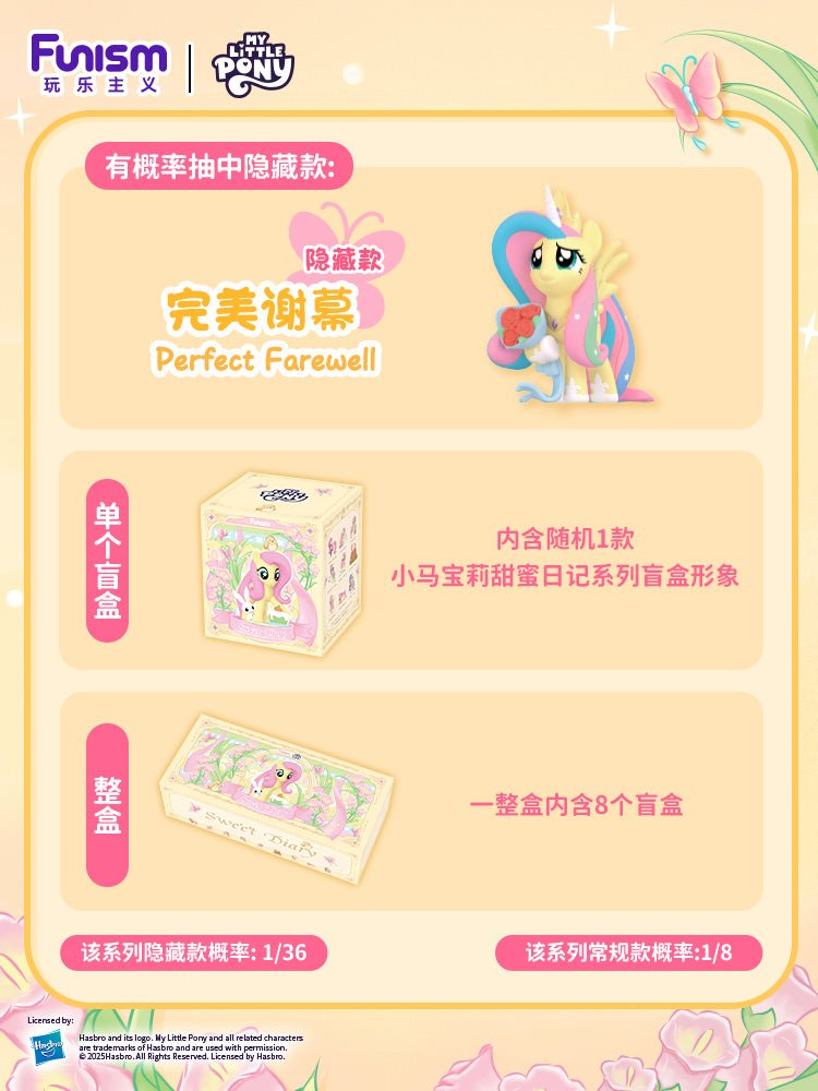Funism My Little Pony Sweet Diary Series Figures Blind Box - Fundom