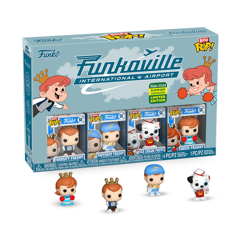 Funko Bitty Pop! Funkoville 4 - Pack 2024 Summer Convention - Fundom